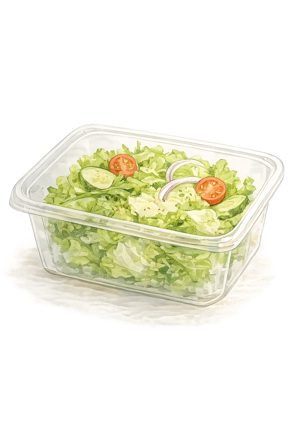 Bakje sla dat gezond lijkt maar niet altijd een volwaardige maaltijd is